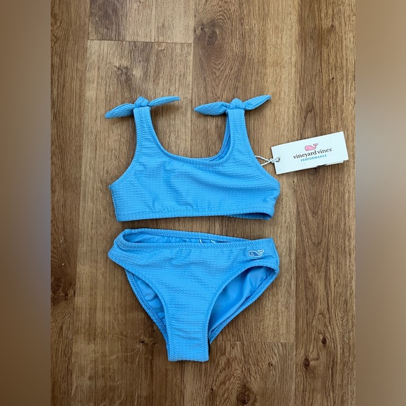 vineyard vines Girls Tie Shoulder Bikini - Picture 2 of 3